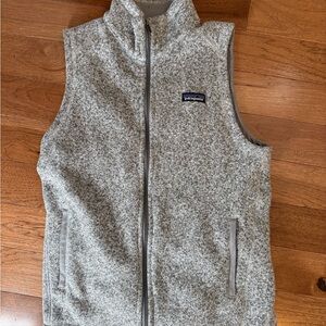 Patagonia Heathered Gray Fleece Vest